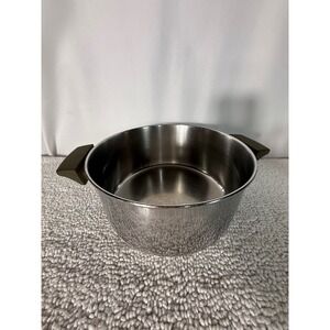 Vintage Revere Ware 1801 Stainless Steel 4.5 Qt Stockpot 88-A Double Handle Pot